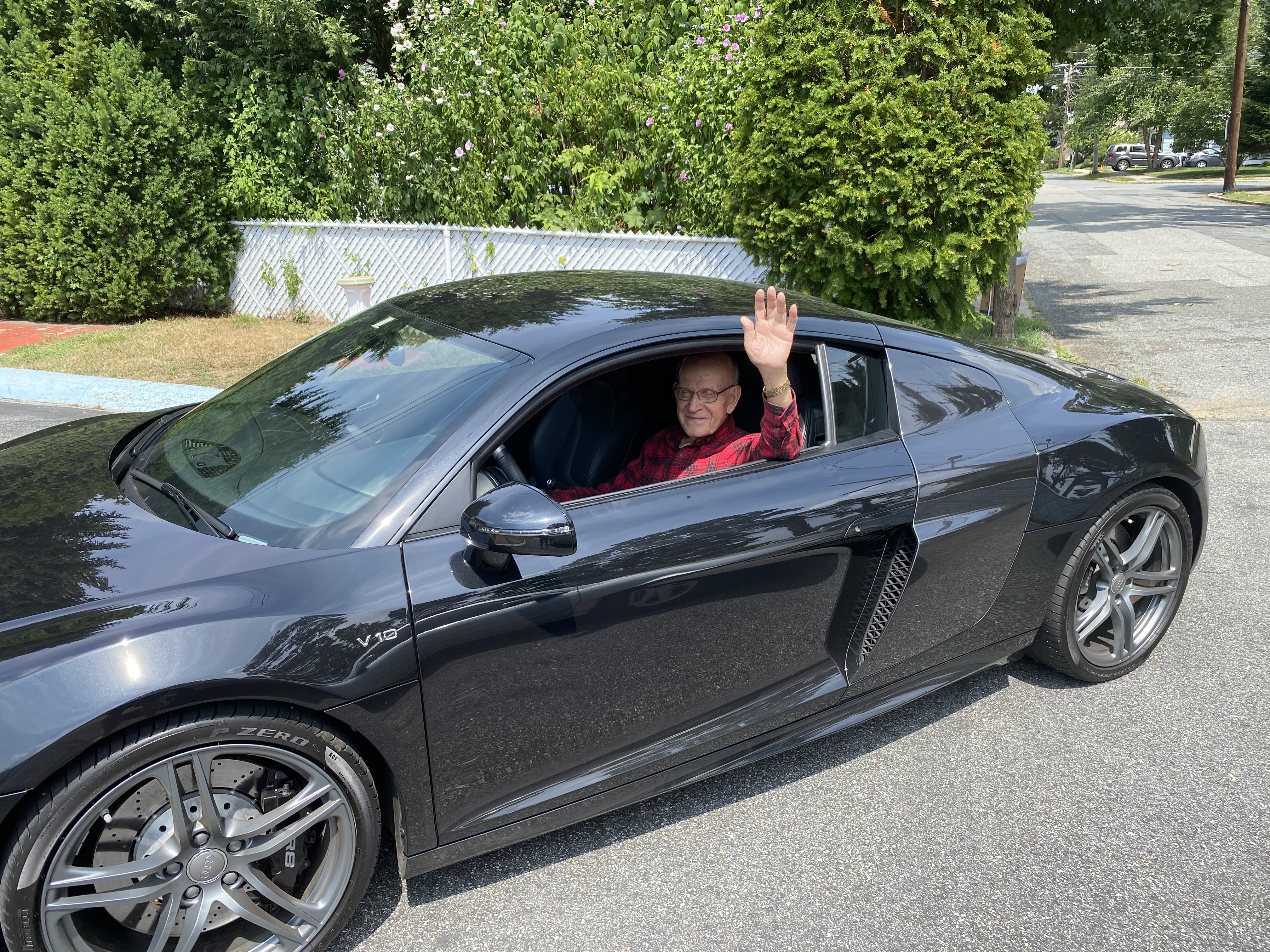 Nick in my Audi R8